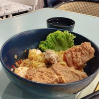 Dry Mee Pok!  at Veggie House 一芳 - HarbourFront in Central Singapore