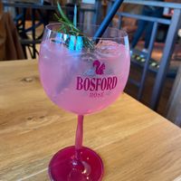 Rosey’s watermelon cocktail: quite nice, but sweet at Hudson in Almere