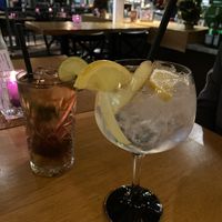 Long island ice-tea and Roku gin: both tasty  at Hudson in Almere