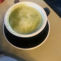 Matcha lattee  at Double Trouble in Austin