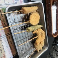 Skewer ones  at Shinsekai Paprika Shokudo Vegan in Osaka