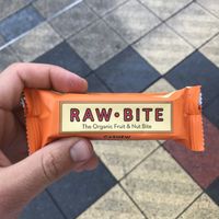 Cashew bar I got on the way out. Was alright  at Shinsekai Paprika Shokudo Vegan in Osaka