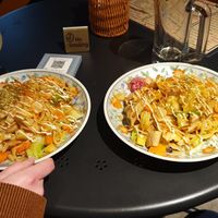 yakisoba at Shinsekai Paprika Shokudo Vegan in Osaka