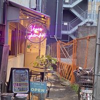 Such a cute hidden ally way!  at Shinsekai Paprika Shokudo Vegan in Osaka