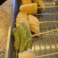 Fried vegetables etc  at Shinsekai Paprika Shokudo Vegan in Osaka