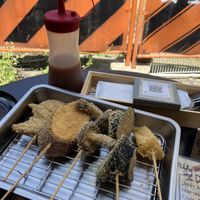 5 Kushikatso  at Shinsekai Paprika Shokudo Vegan in Osaka