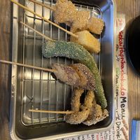 Assorted Kushikatsu   at Shinsekai Paprika Shokudo Vegan in Osaka