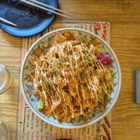 Yakisoba at Shinsekai Paprika Shokudo Vegan in Osaka