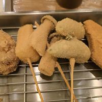 5-piece Kushiyaki at Shinsekai Paprika Shokudo Vegan in Osaka