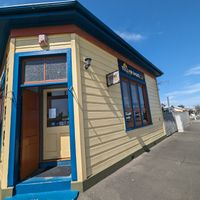 Outside at The Yellow House Cafe in Whanganui