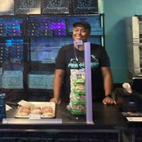 Counter with cookies  at MidnighTreats in Alexandria