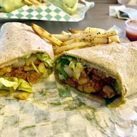Spicy Chickpea Wrap. at CONCR - Conscious Cravings in Austin