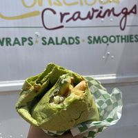 Pan Seared Tofu Spinach Wrap + Avocado ! at Conscious Cravings - South Austin in Austin