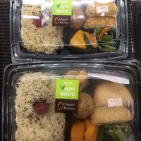 Vegan bentos  at Kodawariya - Shinjuku Store in Tokyo