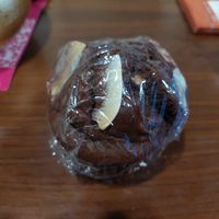 Chocolate and coconut muffin at Midoriya in Kanazawa