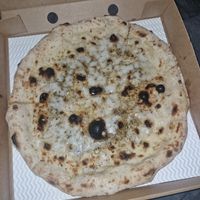 Garlic bread with vegan cheese at Wood Fire Smoke - Wilmslow in Wilmslow
