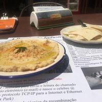 Lovely vegan dips at Sabores do Sebouh in Porto