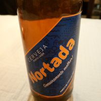 nortada portuense beer at Sabores do Sebouh in Porto