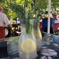 Homemade lemonade at Kaffeehaus Stellwerk in Balduinstein
