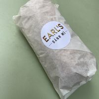 Mixed vegan and kimchi special banh mi  at Earl's Sandwiches in Brighton