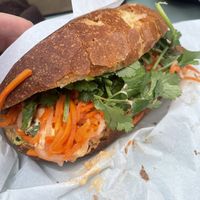 SPICY MISO AUBERGINE & KIMCHI BÁNH MÌ  at Earl's Sandwiches in Brighton