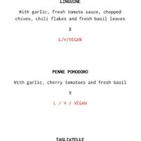 Vegan and veggie menu  at Casa Cook Rhodes in Rhodes