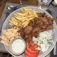 Vegan gyros (massive portion)  at Casa Cook Rhodes in Rhodes