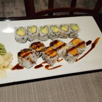 Tempura sweet potato and avo-cucumber at Duo Japanese Cuisine in Saratoga Springs