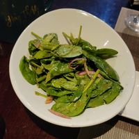 Spinach sesame salad at Duo Japanese Cuisine in Saratoga Springs