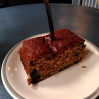 Rosen-Schoko-kuchen vegan at Mon Général Café Culturel in Neustadt