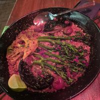 Vegan Paella (no flash) at La Farola in North London