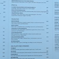 Menu2 at Gaea in Rhodes