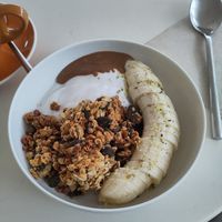 Coconut müsli at blond. in Nuremberg