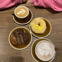 vegan donuts  at Round Kamppi Café in Helsinki