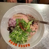 Beetroot Ramen at Bassanova Kyoto in Kyoto