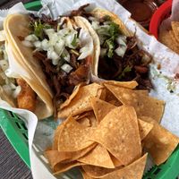 Mushroom carnitas   at Hugo's Tacos - Atwater Village in Los Angeles
