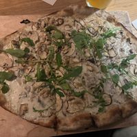 Vegan tarte flambée   at Mama Bubbele in Strasbourg