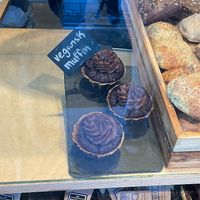Vegan muffin  at Konsjös in Copenhagen
