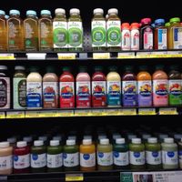 A refrigerator section just for the juice enthusiasts! at Yes! Organic Market - Petworth in Washington