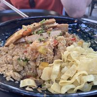 Tofu fried ricee  at Matchmama in Lisbon