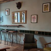 Upstairs seating at Vinnie's at Pizza by Vinnie - The Oil Basin Brewhouse in Worcester