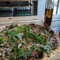 Tartufo pizza at Pizza by Vinnie - The Oil Basin Brewhouse in Worcester