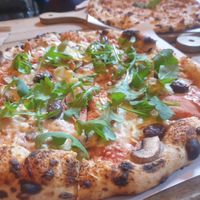 Four seasons - 7/10 just not the same level as the other, not a fan of the 'ham' and the toppings weren't as goated at Pizza by Vinnie - The Oil Basin Brewhouse in Worcester