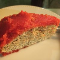 Lemon cake at Dona Sardinha in Luso