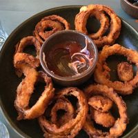 Onion rings   at Dona Sardinha in Luso