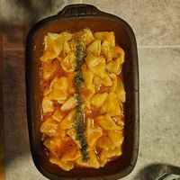 Turkish ravioli filled with potatoes at Retro Cappadocia  in Nevsehir