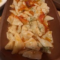 Vegan potato pasta at Retro Cappadocia  in Nevsehir