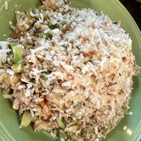 Vegan pineapple fried ricee  at Koriander in Corvallis