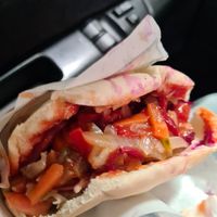 Falafel pita at De Falafel in Rotterdam