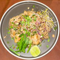 Vegan stir-fried noodles with Tamarin sauce  at Duyen - Vietnamese Homecooking by Kim in Zanzibar